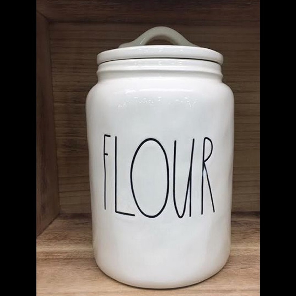 Rae Dunn flour canister